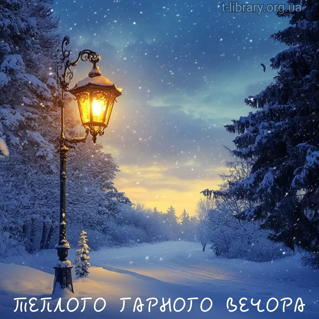 Нова листівка вітання з добрим вечором 14