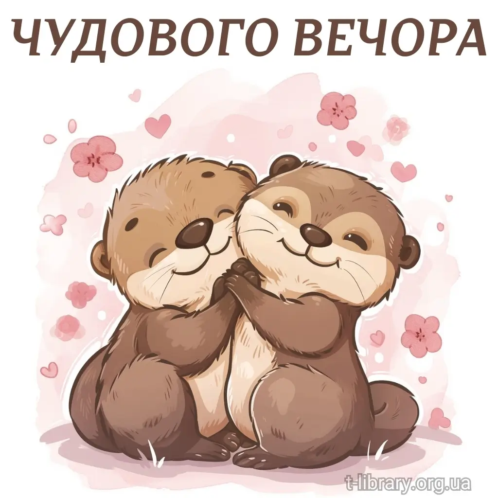 Нова листівка вітання з добрим вечором 18