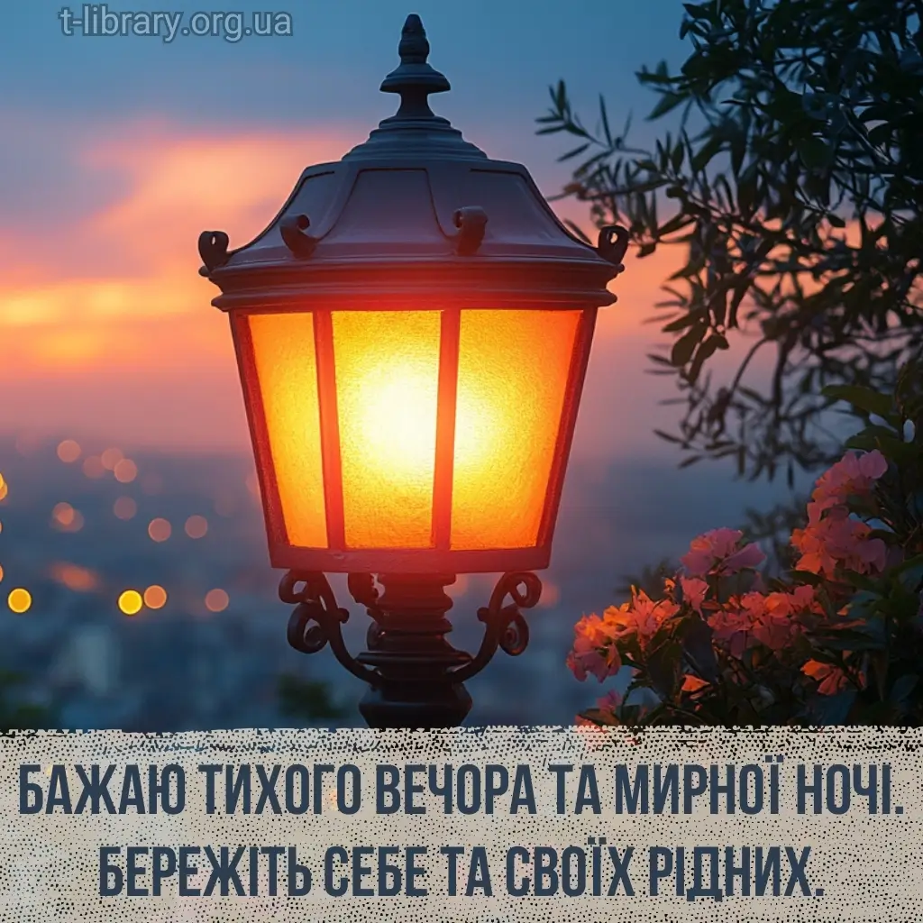 Нова листівка вітання з добрим вечором 2