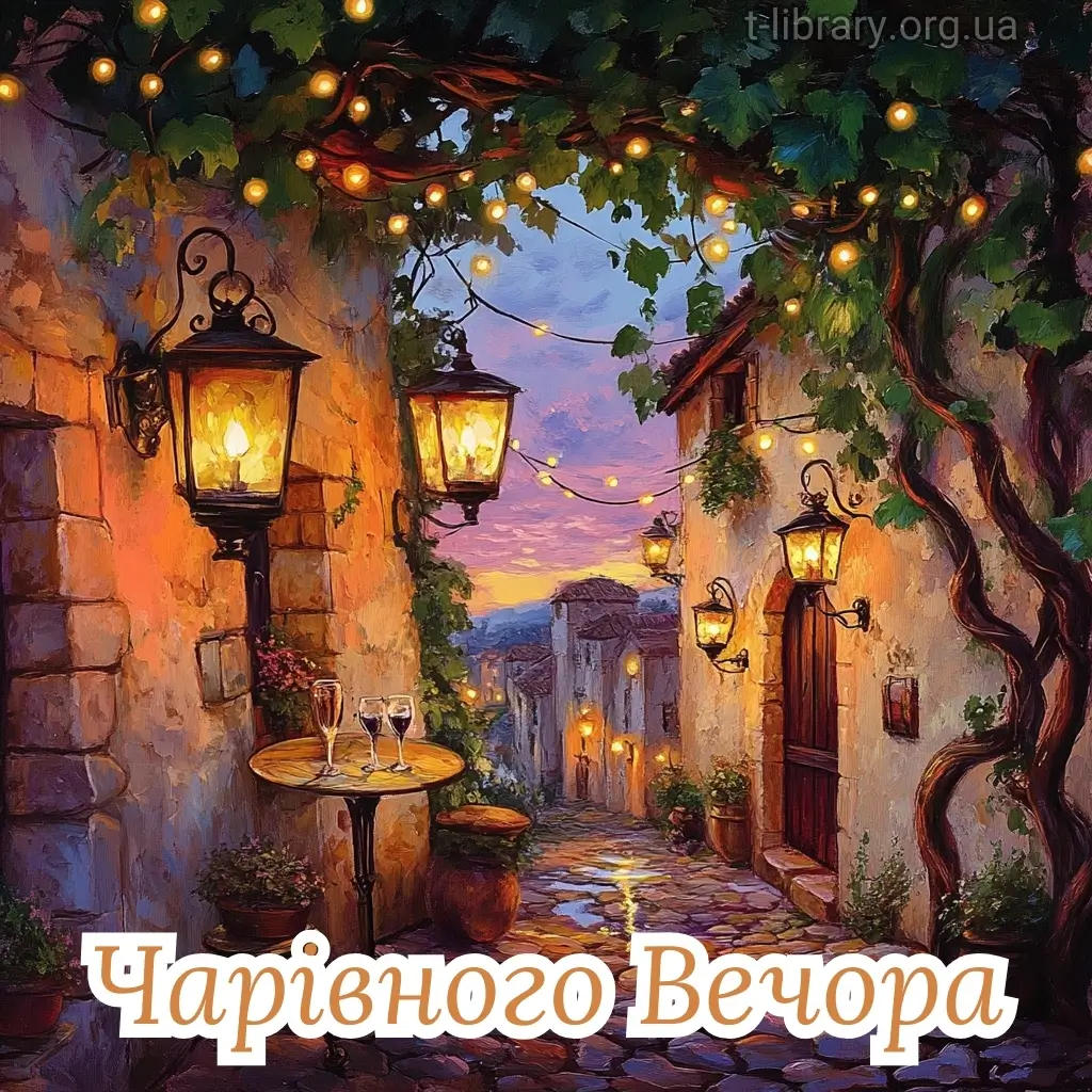 Нова листівка вітання з добрим вечором 6