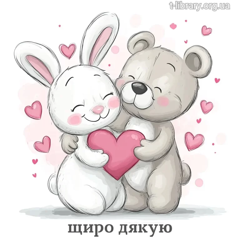 Щиро дякую за привітання картинки і листівки українською мовою