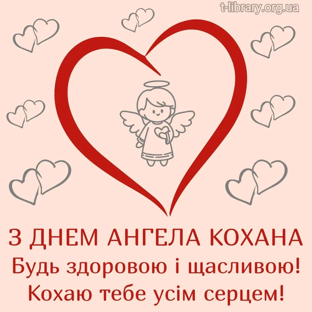 Нова листівка вітання з днем ангела 15