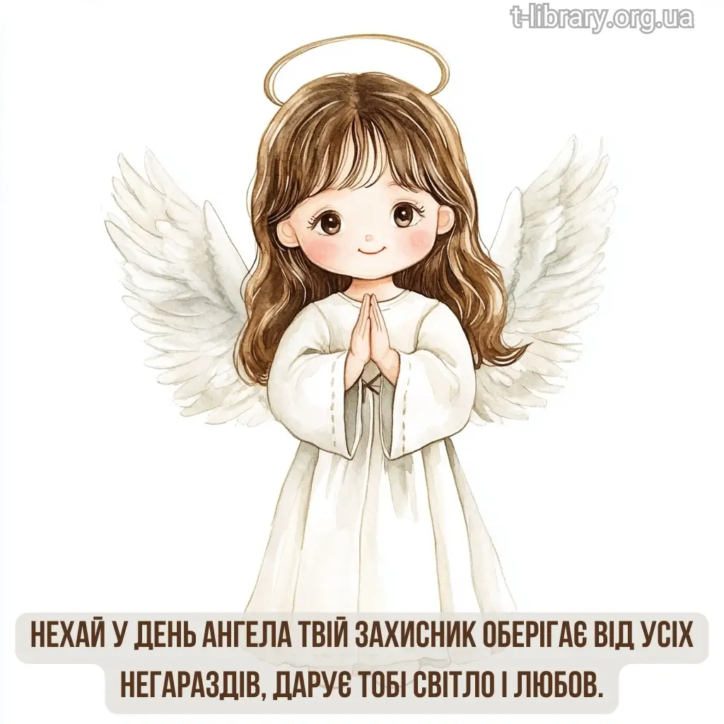 Нова листівка вітання з днем ангела 2