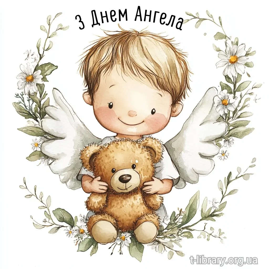 Нова листівка вітання з днем ангела 20