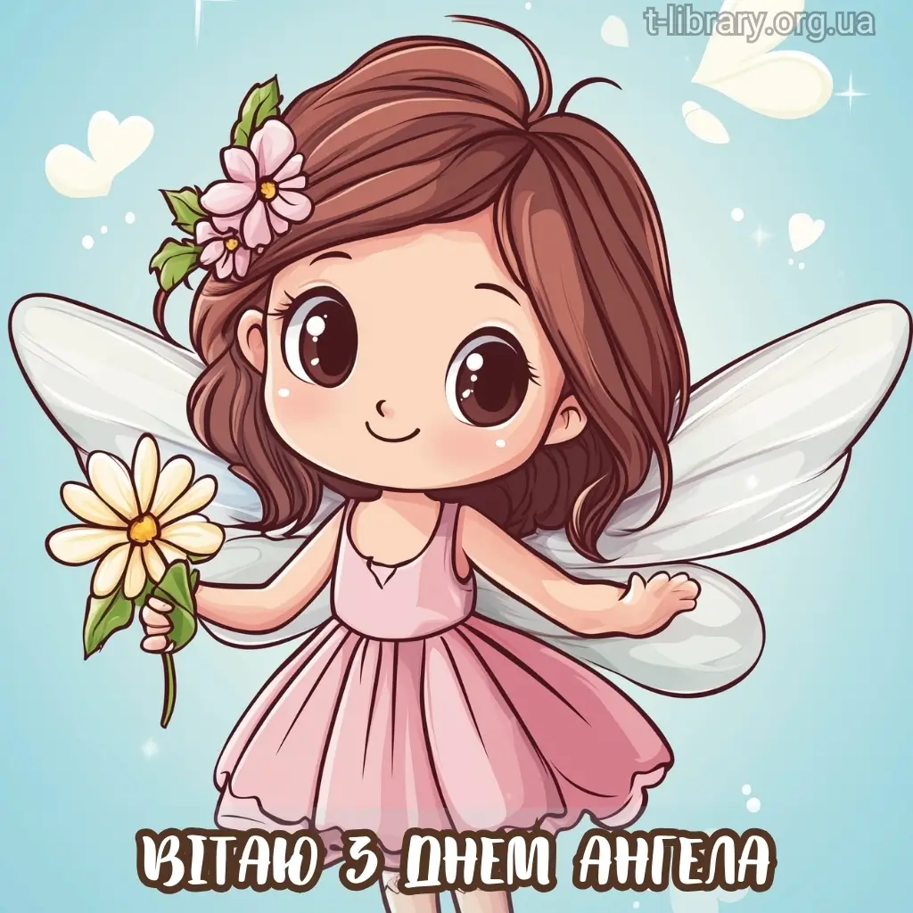 Нова листівка вітання з днем ангела 7