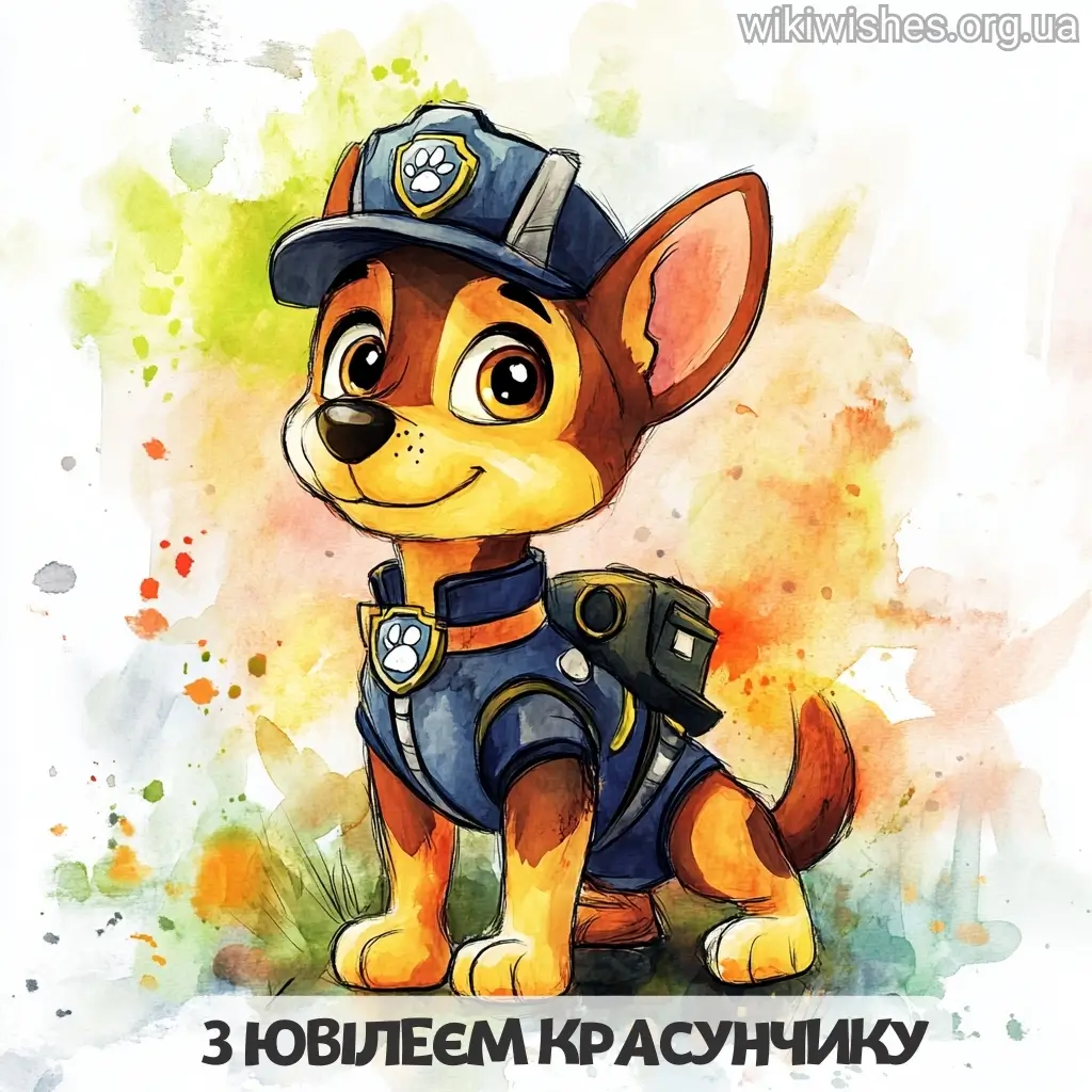 Нова листівка привітання з ювілеєм 13