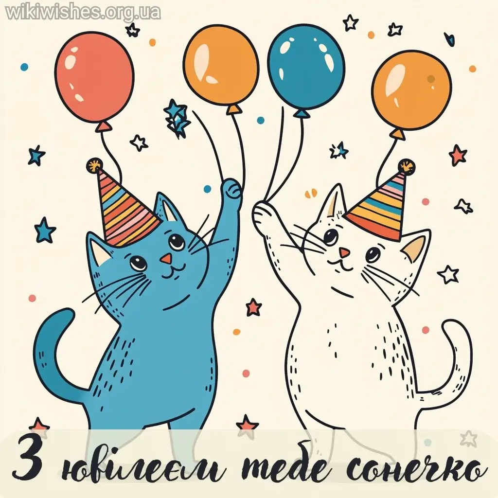 Нова листівка привітання з ювілеєм 18