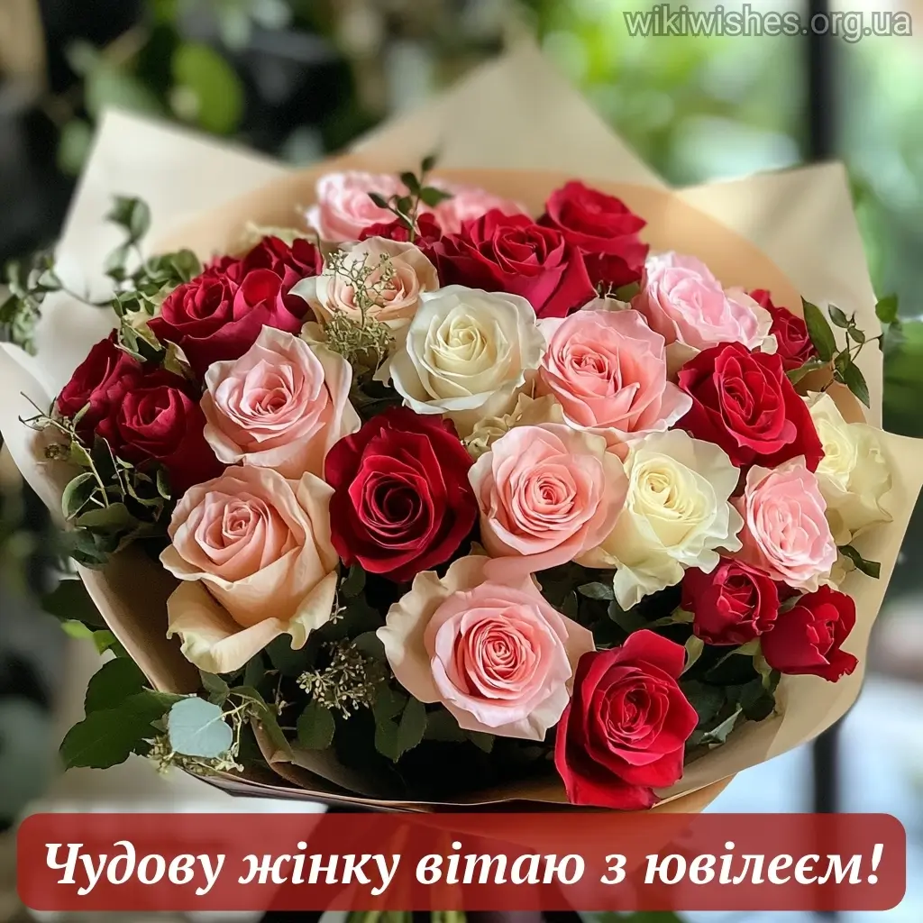 Нова листівка привітання з ювілеєм 6