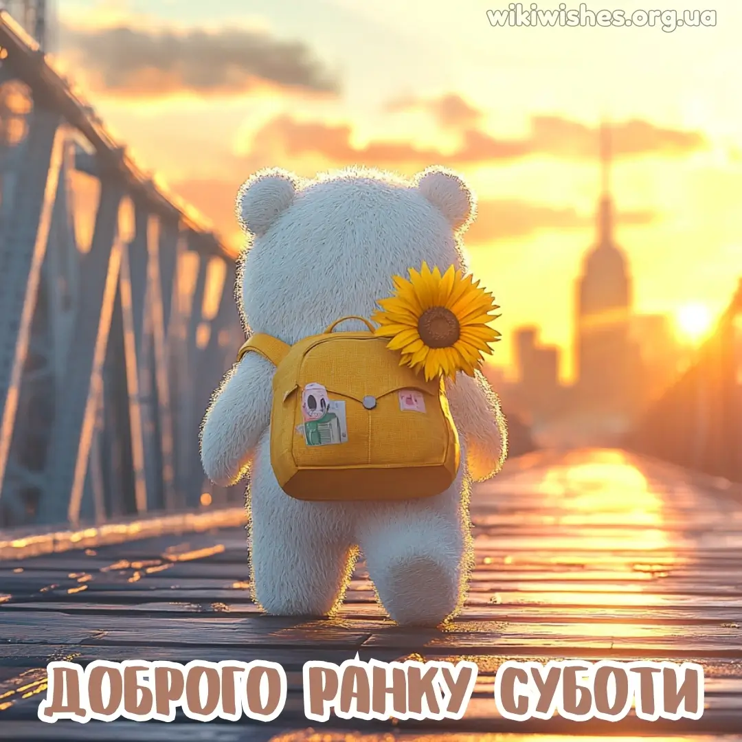 Нова листівка доброго ранку суботи 18