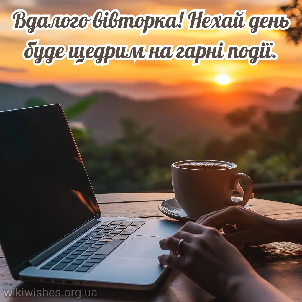 Нова листівка доброго ранку вівторка 1