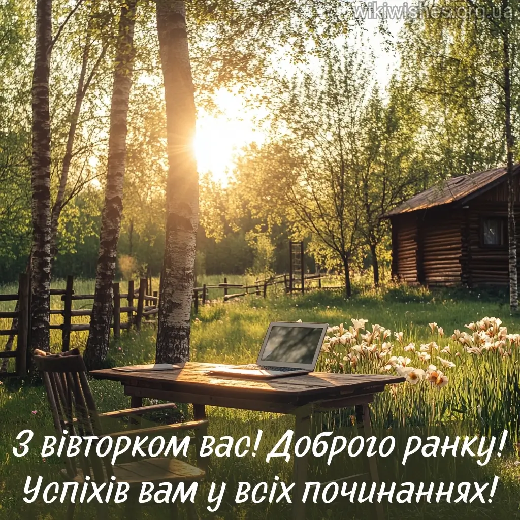 Нова листівка доброго ранку вівторка 11