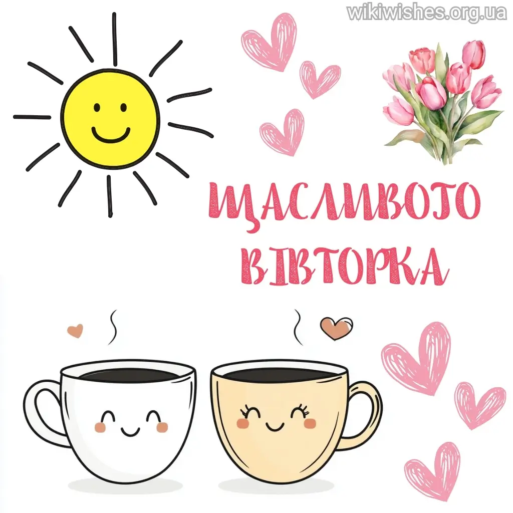 Нова листівка доброго ранку вівторка 12