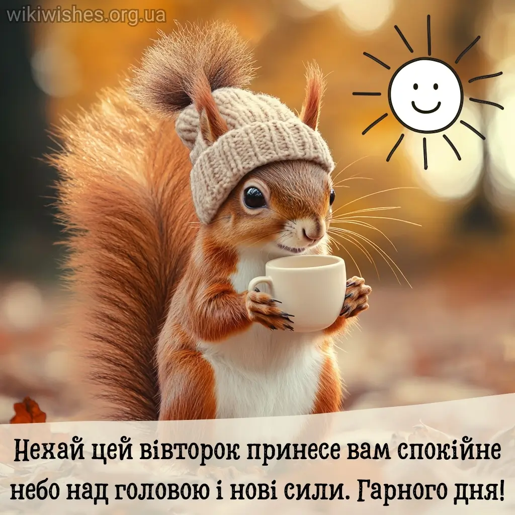 Нова листівка доброго ранку вівторка 15