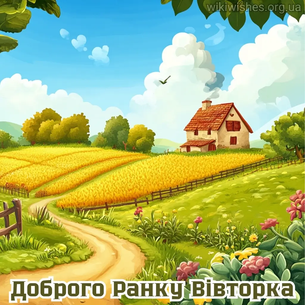 Нова листівка доброго ранку вівторка 3