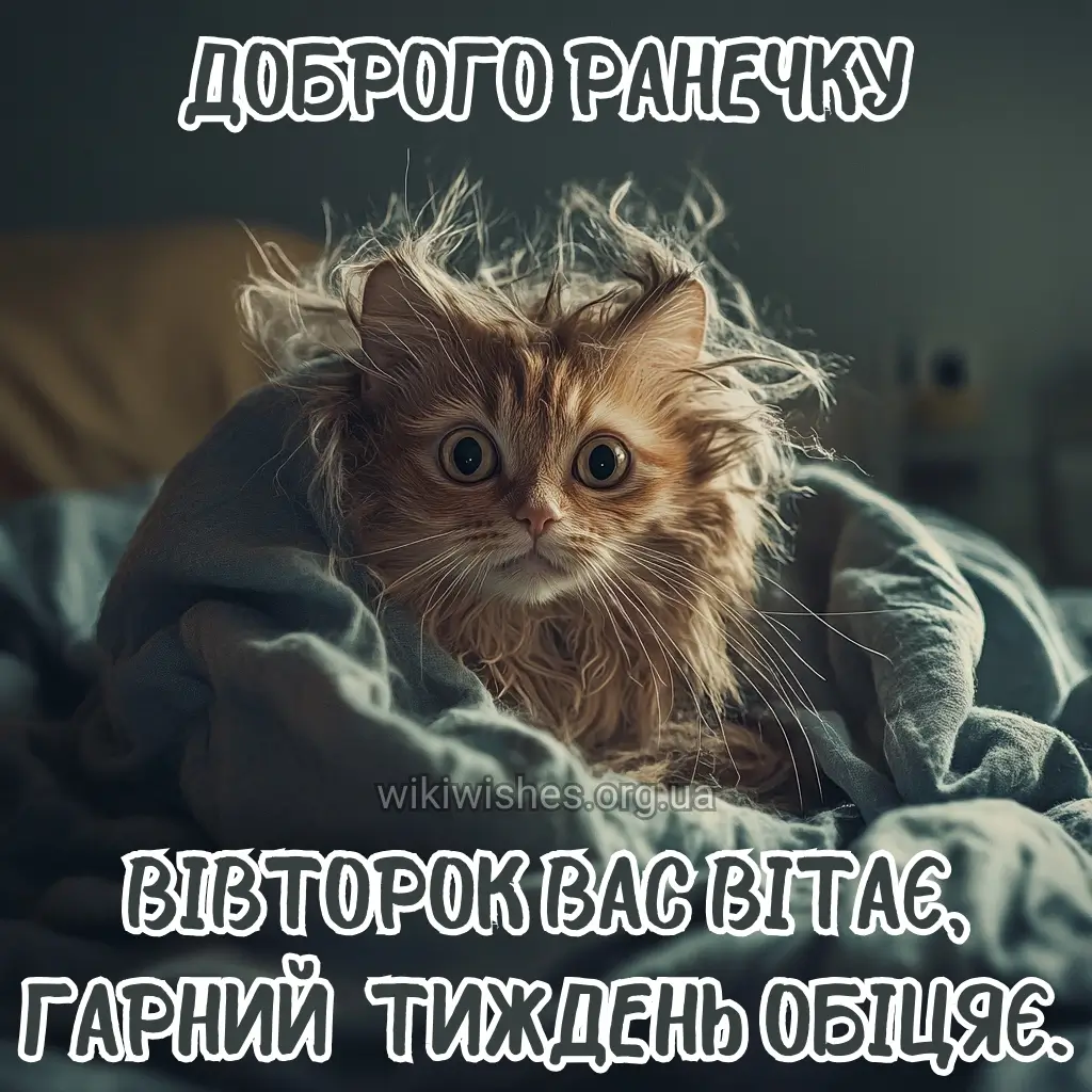 Нова листівка доброго ранку вівторка 5